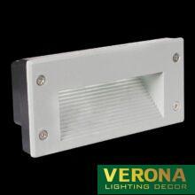 Đèn âm cầu thang Verona L150 x H70 - 3W, Vỏ Xám