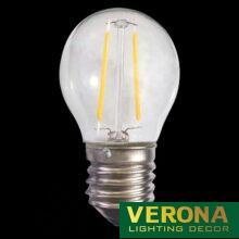 Bóng đèn Verona G45-2W LED ánh sáng vàng