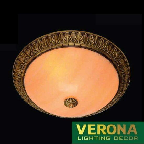 Đèn mâm Verona ốp trần Đồng Ø500, E27