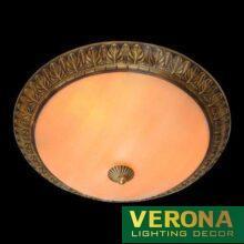 Đèn mâm Verona ốp trần Đồng Ø400, E27