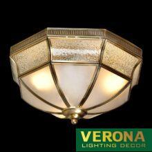 Đèn mâm Verona ốp trần Đồng Ø320, E27