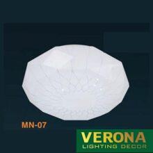 Đèn mâm Verona ốp trần Led Mica Ø270