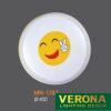 Đèn mâm Verona ốp trần Mica Ø400, ánh sáng 3 chế độ