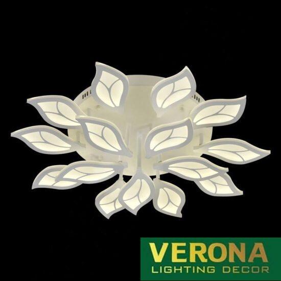 Đèn mâm Verona ốp trần Led Ø800 x H150, ánh sáng 3 chế độ