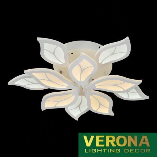 Đèn mâm Verona ốp trần Led Ø600 x H150, ánh sáng 3 chế độ