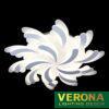 Đèn mâm Verona ốp trần Led Ø950 x H100, có remote, ánh sáng 3 chế độ