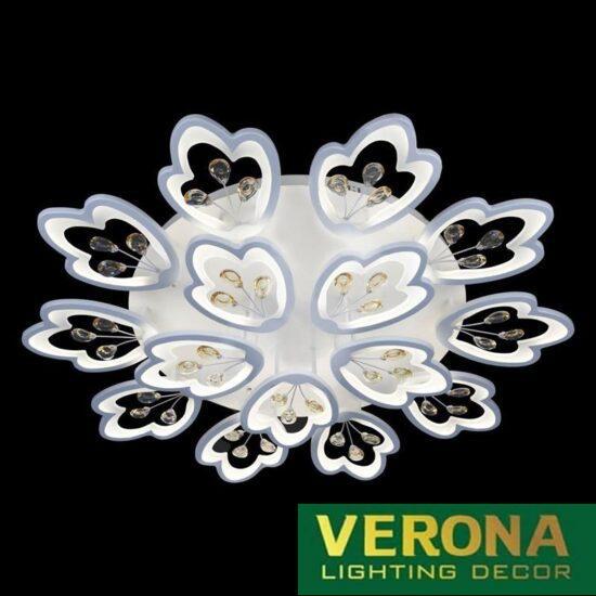 Đèn mâm Verona ốp trần Led Ø1050 x H100, LED SMD, ánh sáng 3 chế độ, có remote