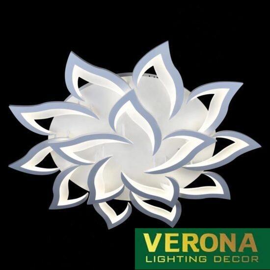 Đèn mâm Verona ốp trần Led Ø1000 x H100, có remote, ánh sáng 3 chế độ