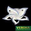 Đèn mâm Verona ốp trần Led Ø700 x H100, có remote, ánh sáng 3 chế độ
