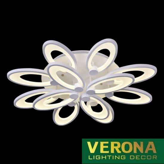 Đèn mâm Verona ốp trần Led Ø700 x H150, ánh sáng 3 chế độ