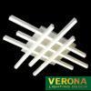 Đèn mâm Verona ốp trần Led Ø600 x H150, Có Remote , ánh sáng 3 chế độ