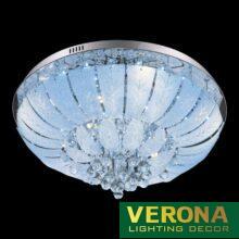 Đèn mâm Verona ốp trần Tròn Led Ø600 x H200