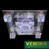 Đèn mâm Verona ốp trần vuông Led đổi màu Ø500 x H250