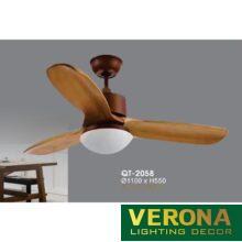 Quạt trần đèn Verona Ø1100 x H550