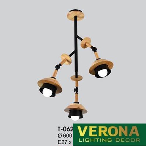 Đèn thả Verona Ø600 x H800, E27 x 3
