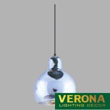 Đèn thả Led Verona nghệ thuật T-100 Bạc-Ø180