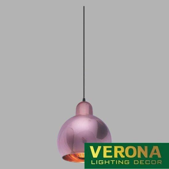 Đèn thả Led Verona nghệ thuật T-100 Hồng-Ø180