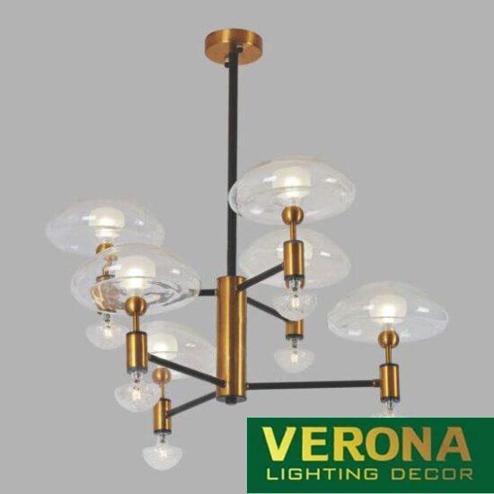 Đèn thả Led Verona nghệ thuật G9 5W x 6, G4 3W x 6, Ø650 x H700