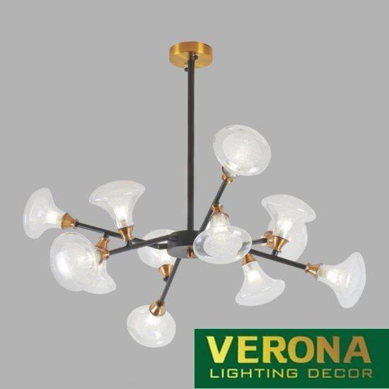 Đèn thả Led Verona nghệ thuật G9 5W x 12, Ø750 x H650