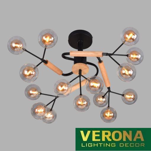 Đèn thả Led Verona nghệ thuật G4 3W COB Ø750 x H370