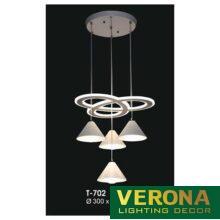 Đèn thả Verona Ø300 x H1000, ánh sáng 3 chế độ