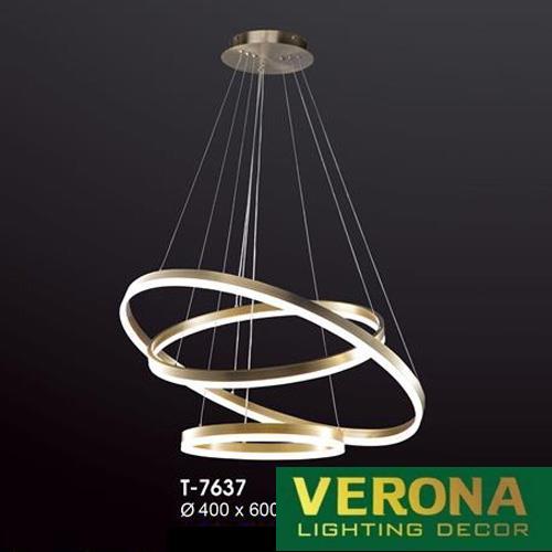 Đèn Thả Led Verona Ø400 x 600 x 800 x H1200, ánh sáng 3 chế độ