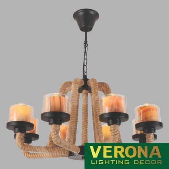 Đèn thả Led Verona nghệ thuật Ø550 x H700, E27 x 8