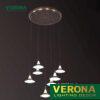Đèn thả Verona Ø400 x H1500, LED 3000K