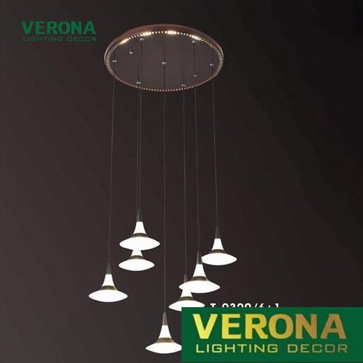 Đèn thả Verona Ø400 x H1500, LED 3000K