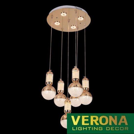 Đèn thả Verona Ø400 x H1000, ánh sáng 3 chế độ