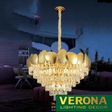 Đèn thả pha lê Verona Ø800 x H400, E14 x 18
