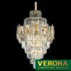 Đèn thả pha lê Verona Ø500 x H730, E14 x 14