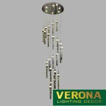 Đèn thả pha lê Verona Ø500 x H2500, LED