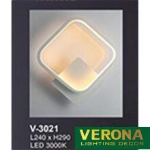 Đèn vách trang trí Led Verona 3000K, L240xH290