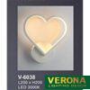 Đèn vách trang trí Led Verona 3000K, L200xH200