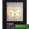 Đèn vách trang trí Led Verona 3000K, L200xH120