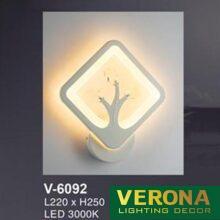 Đèn vách trang trí Led Verona 3000K, L220xH250