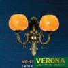 Đèn vách đồng Verona L420xH400