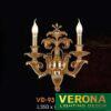 Đèn vách đồng Verona L350xH400