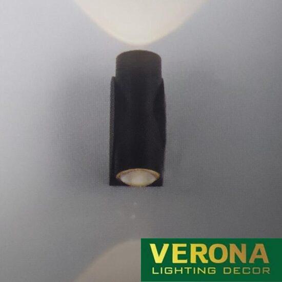 Đèn tường ngoài trời Verona L3.5 x H110 - 2W, vỏ đen