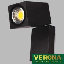 Đèn tường ngoài trời Verona Ø60 - LED 5W, vỏ đen