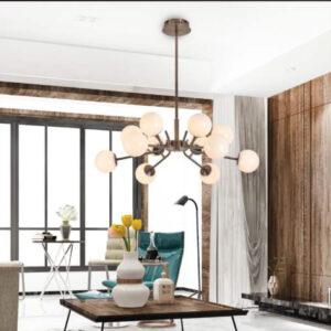 Đèn thả trang trí Ø860*H300 - 3 CĐ ánh sáng