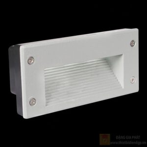 Đèn âm cầu thang Verona L150 x H70 - 3W, Vỏ Xám