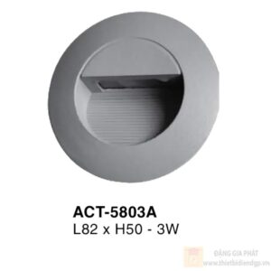 Đèn âm cầu thang Verona L82*H50 - 3W - vỏ xám