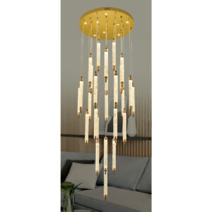 Đèn treo trang trí Ø650*H2500 - 3 CĐ ánh sáng