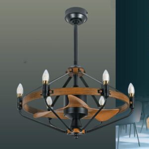 Quạt trần đèn trang trí Verona QT-5508 Ø650 x H450