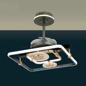 Quạt trần đèn trang trí Verona QT-9521 Ø600 x H500