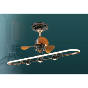 Quạt trần đèn trang trí Verona QT-1112 Ø1040 x H450