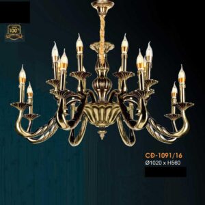 Đèn chùm đồng Ø1020xH560