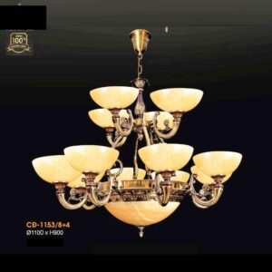 Đèn chùm đồng Ø1100xH900